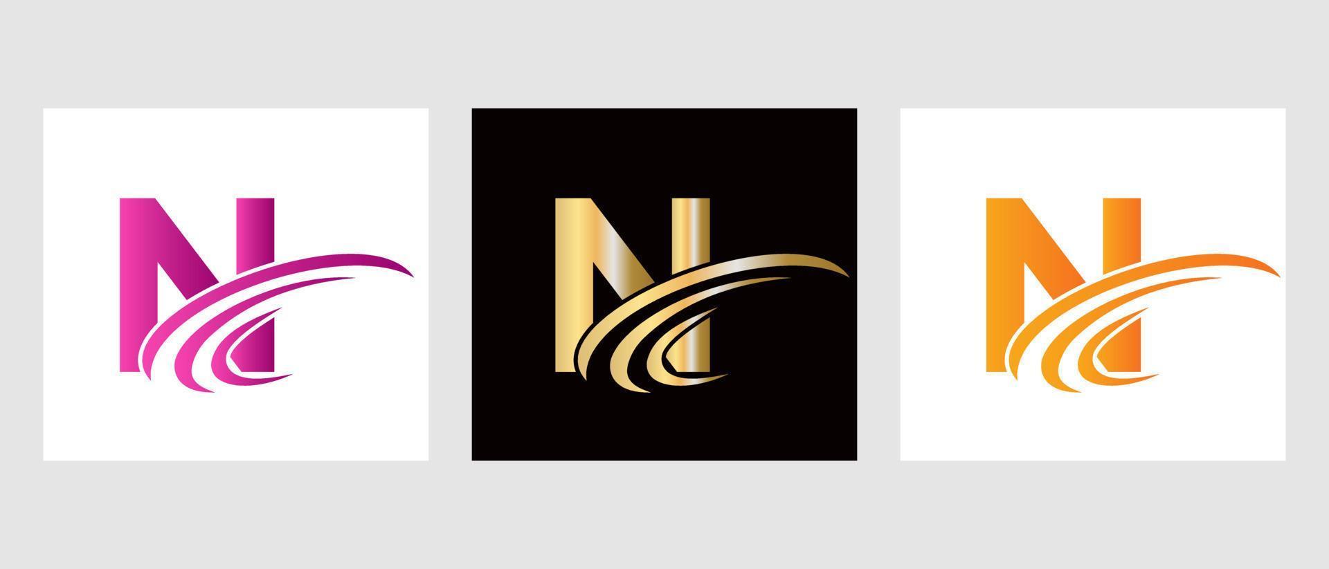 Letter N Logo Design Template vector