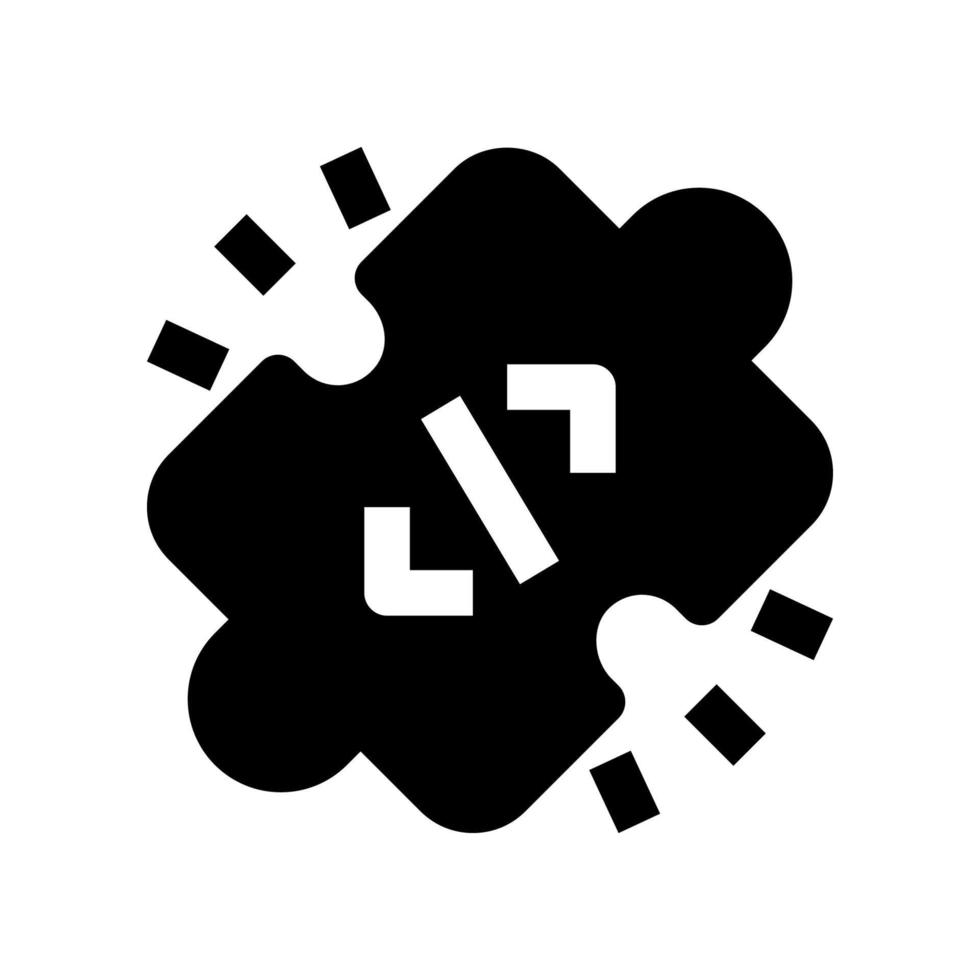 puzzle icon for your website, mobile, presentation, and logo design. vector