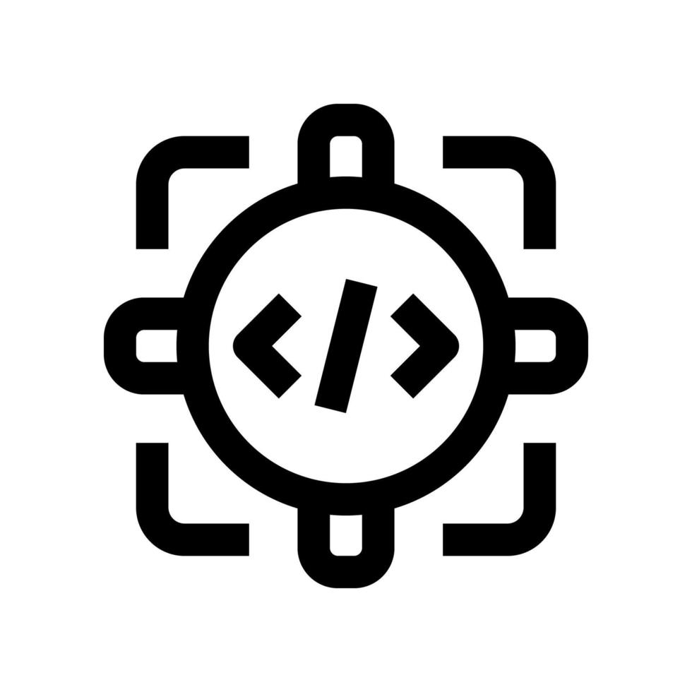 focus icon for your website, mobile, presentation, and logo design. vector