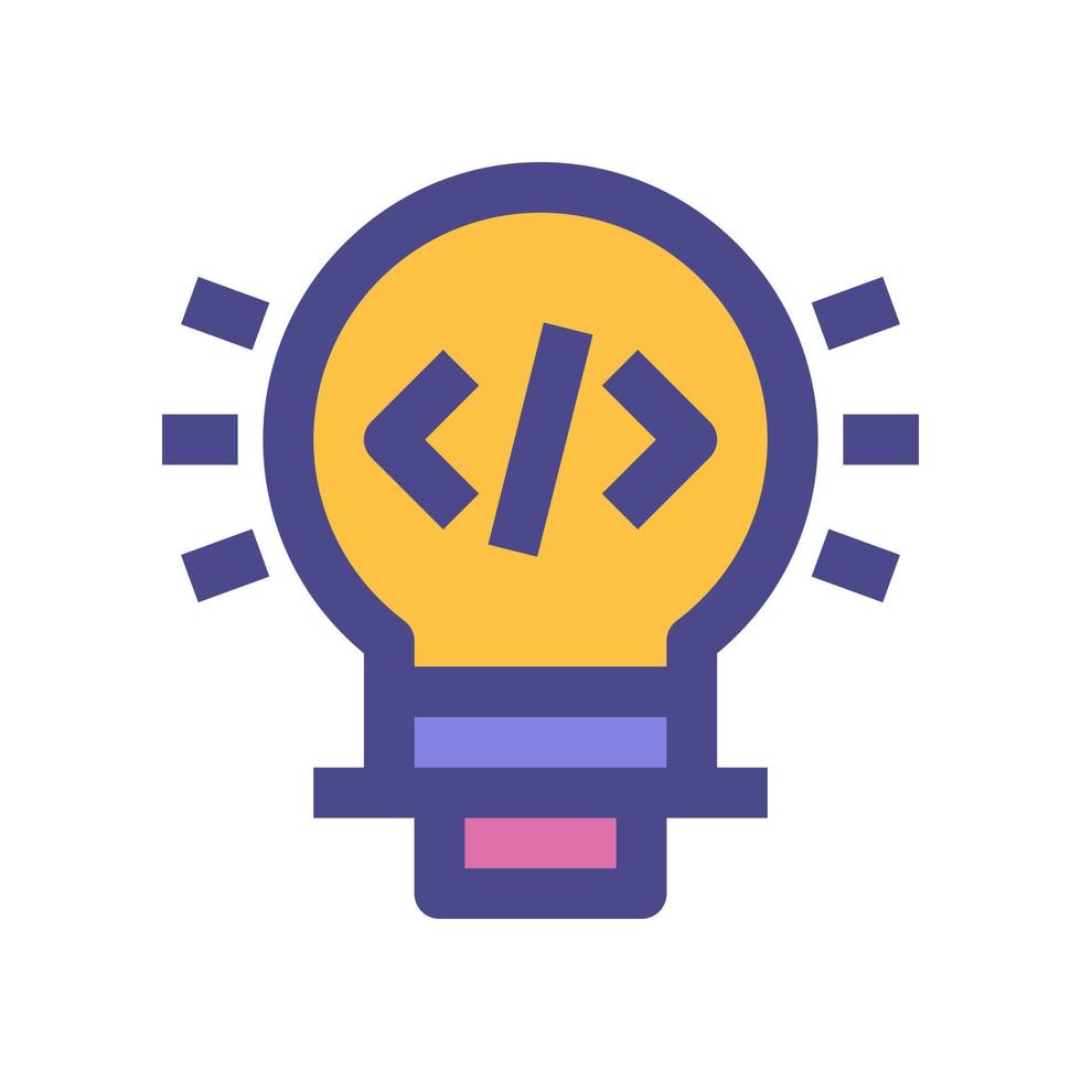 light bulb icon for your website, mobile, presentation, and logo design. vector