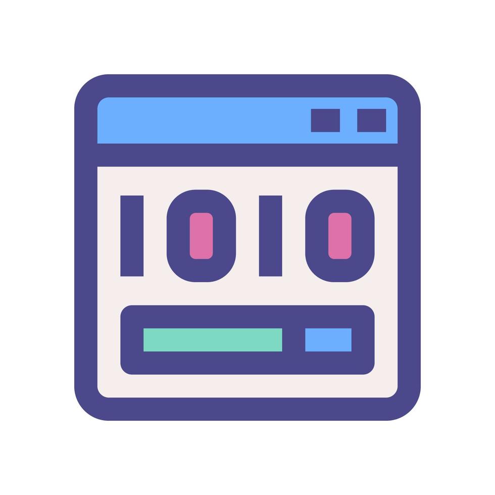 binary code icon for your website, mobile, presentation, and logo ...