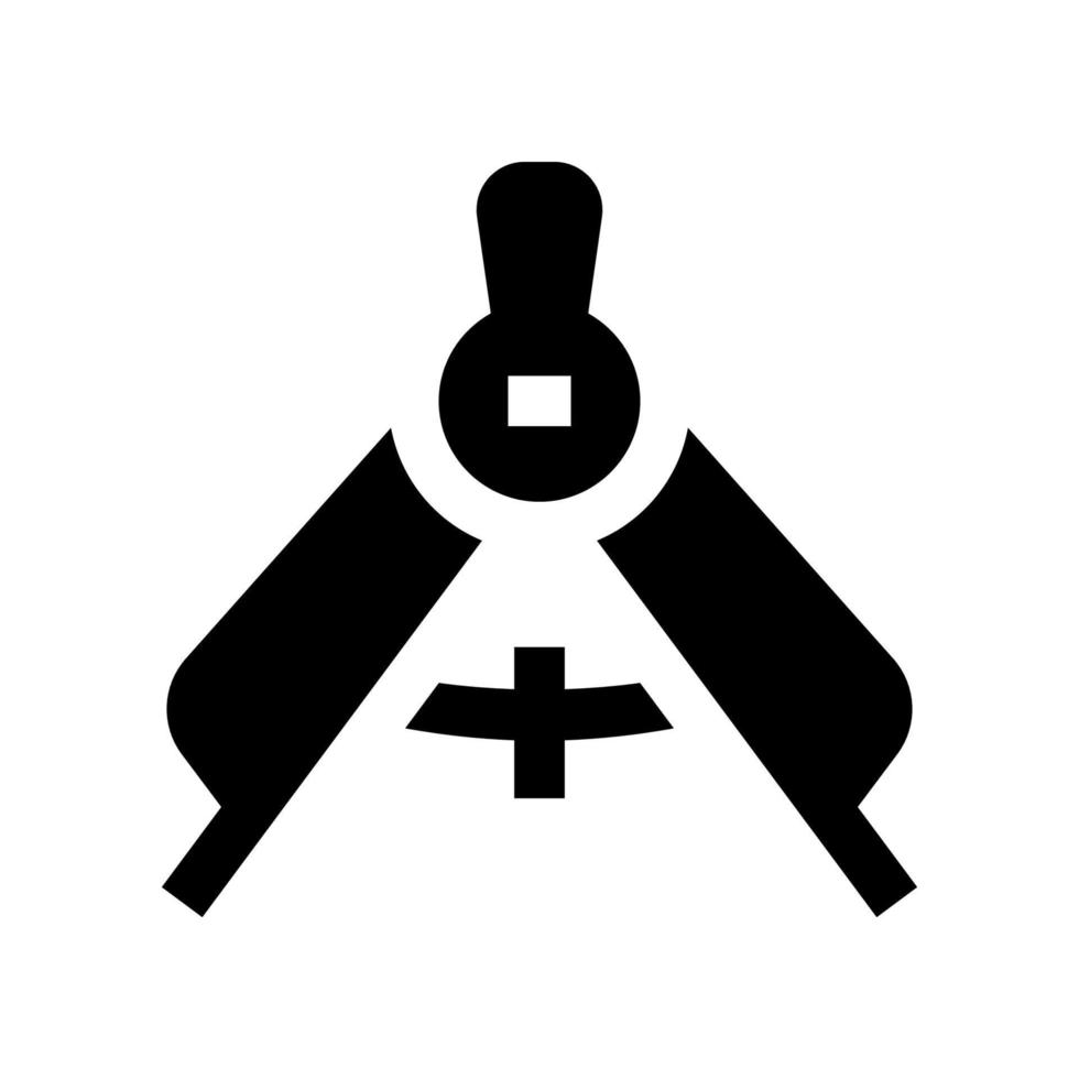 drawing compass icon for your website, mobile, presentation, and logo design. vector