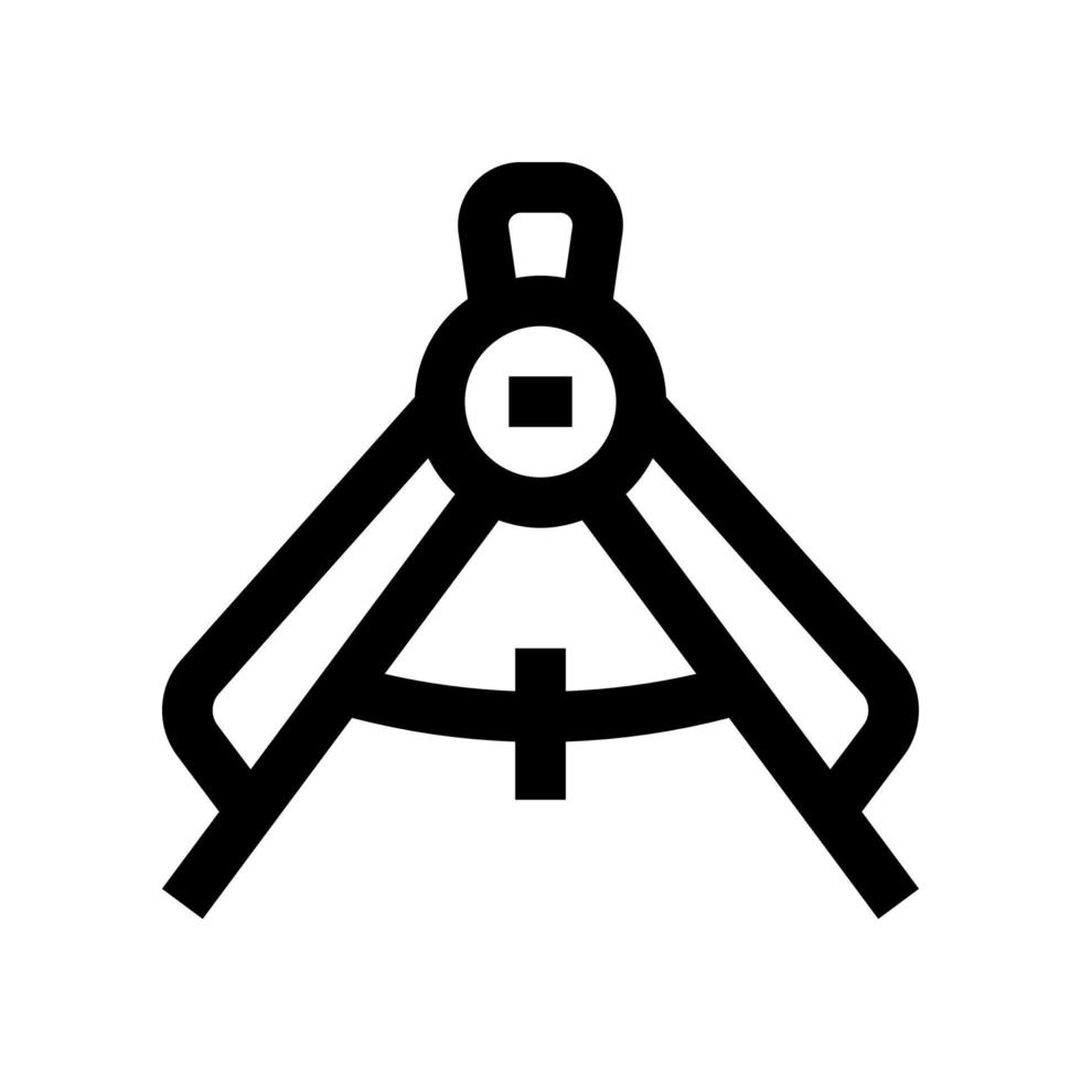 drawing compass icon for your website, mobile, presentation, and logo design. vector