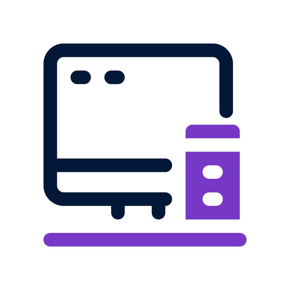 personal computer icon for your website, mobile, presentation, and logo design. vector