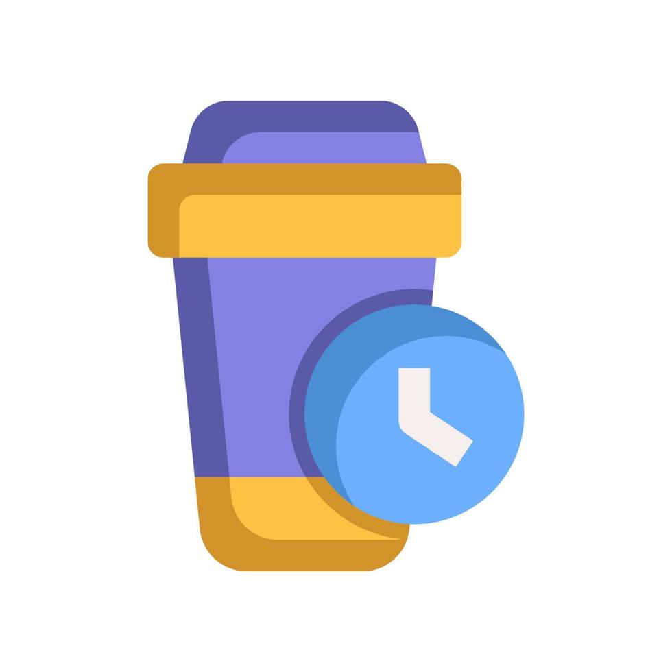 coffee time icon for your website, mobile, presentation, and logo design. vector