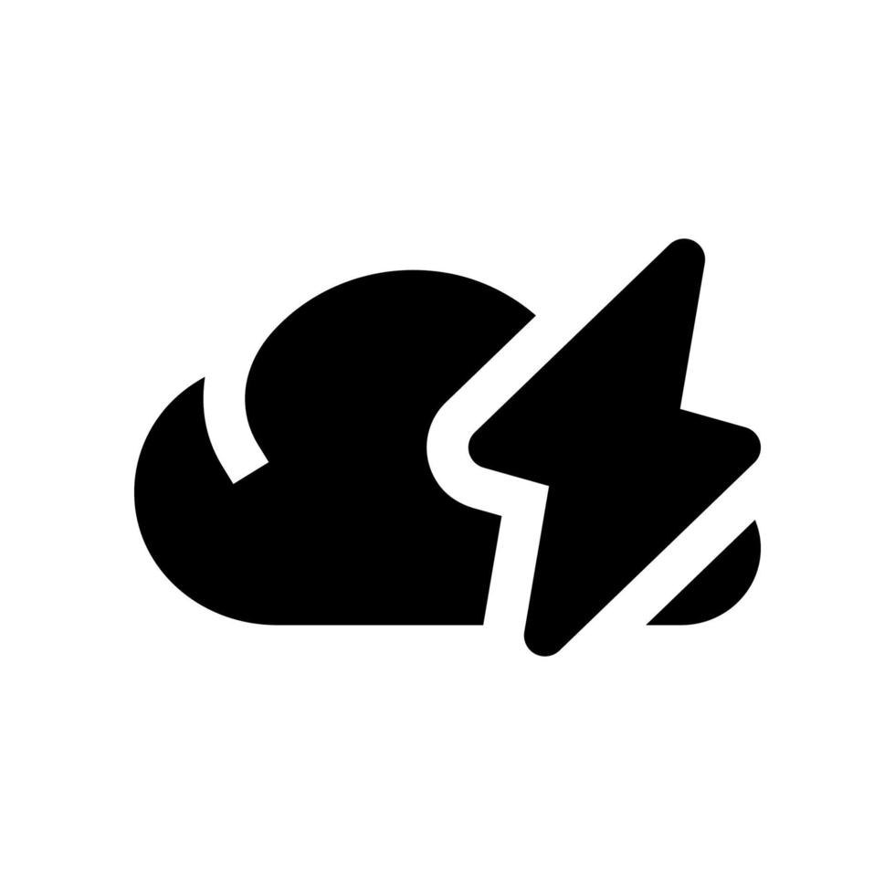 lightning icon for your website, mobile, presentation, and logo design. vector