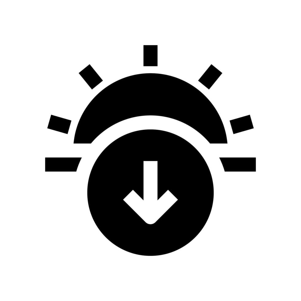 sunset icon for your website, mobile, presentation, and logo design. vector