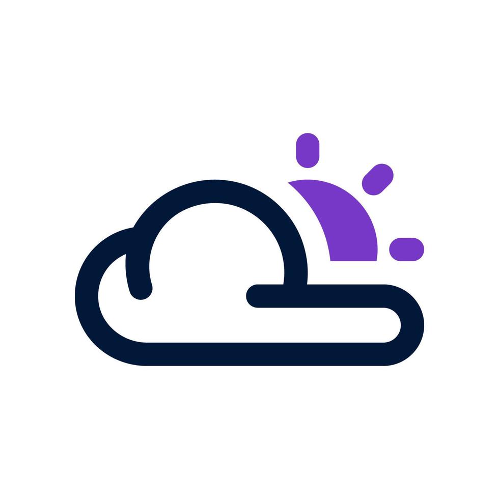 cloudy icon for your website, mobile, presentation, and logo design. vector