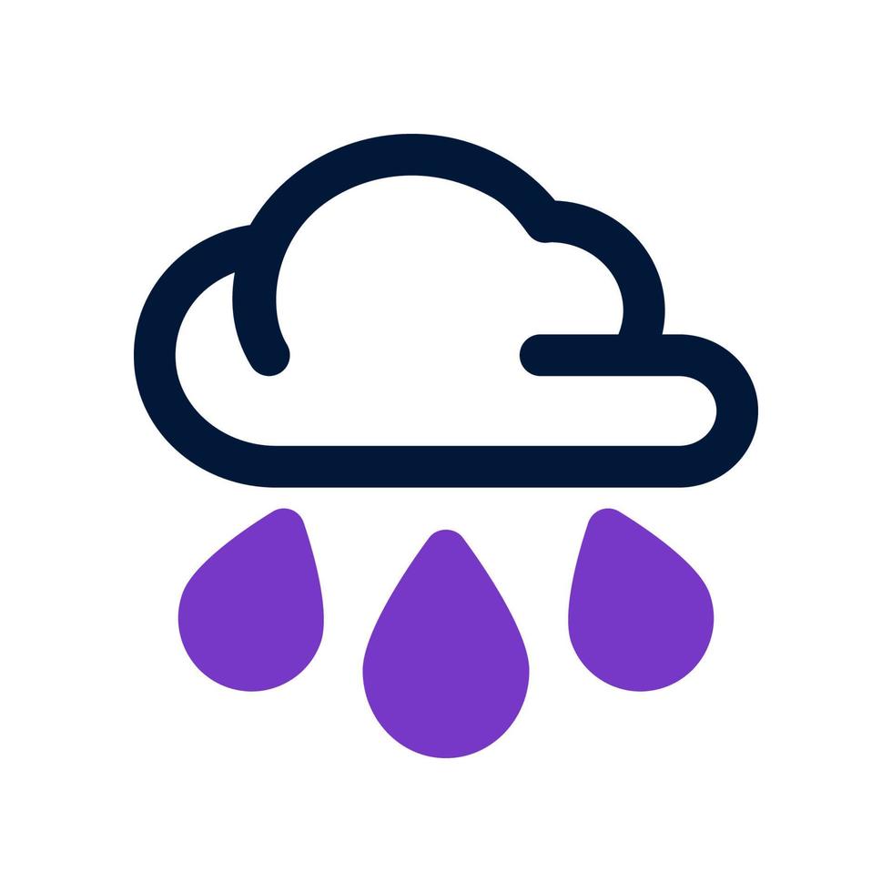 rain icon for your website, mobile, presentation, and logo design. vector