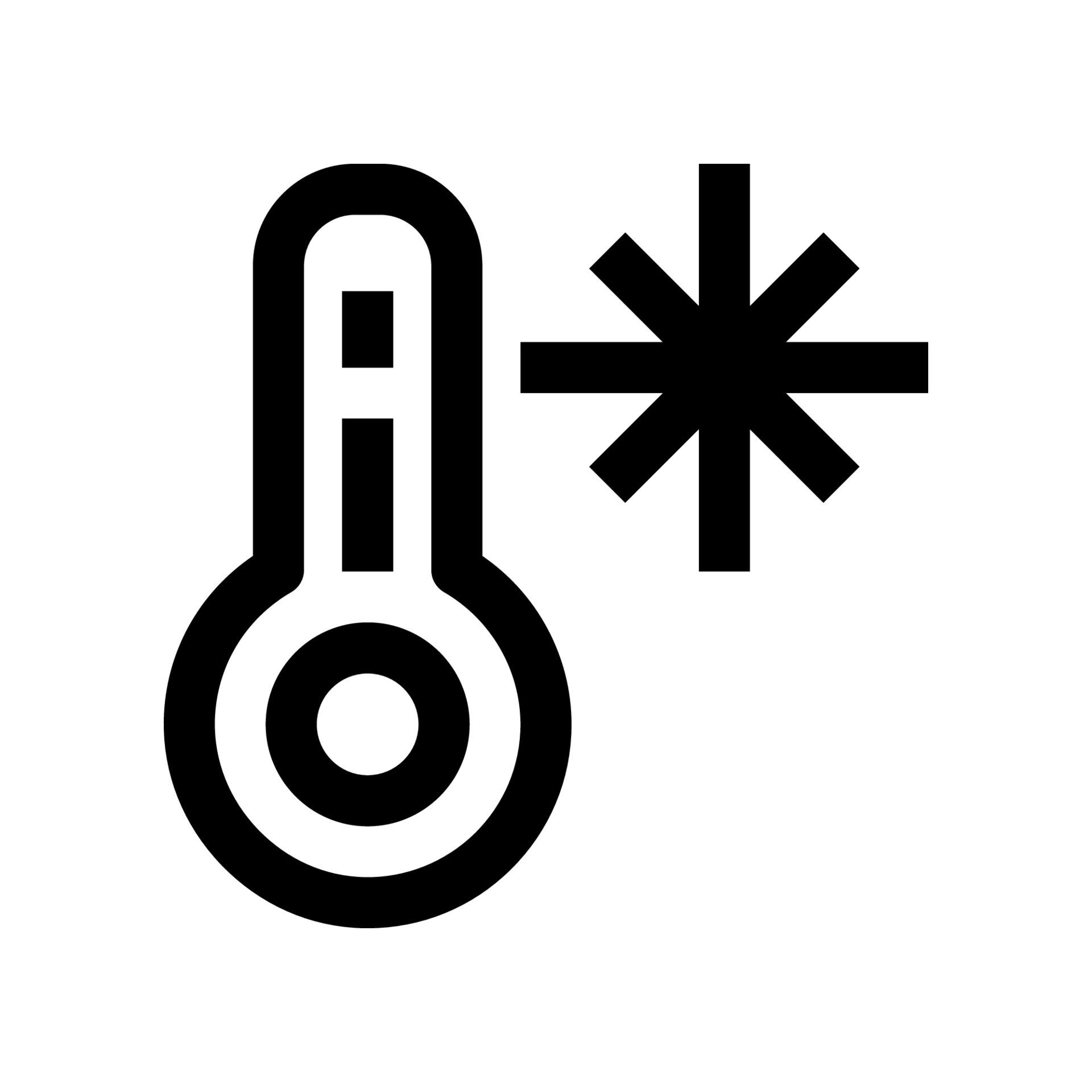 cold temperature icon for your website, mobile, presentation, and logo