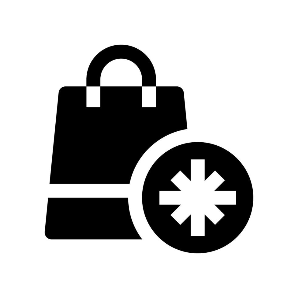 shopping bag icon for your website, mobile, presentation, and logo design. vector