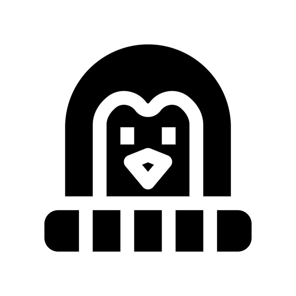 icono de pingüino para su sitio web, móvil, presentación y diseño de logotipo. vector