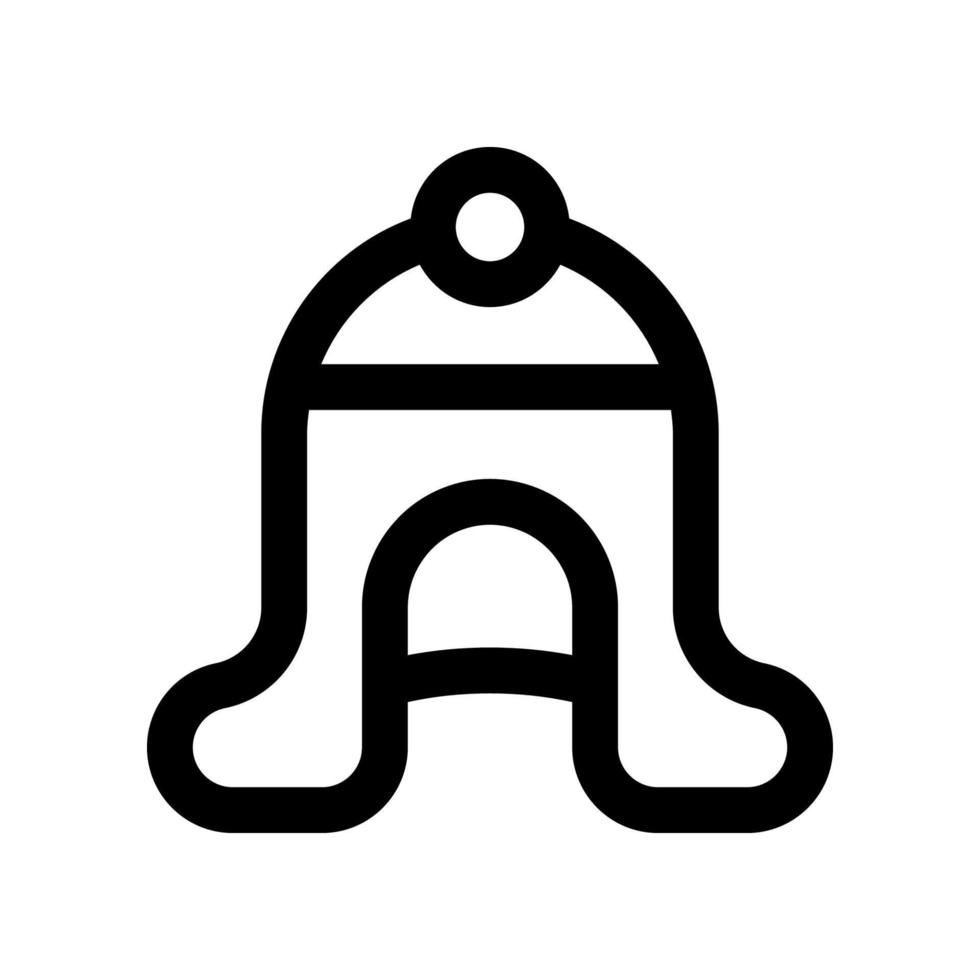 winter hat icon for your website, mobile, presentation, and logo design. vector