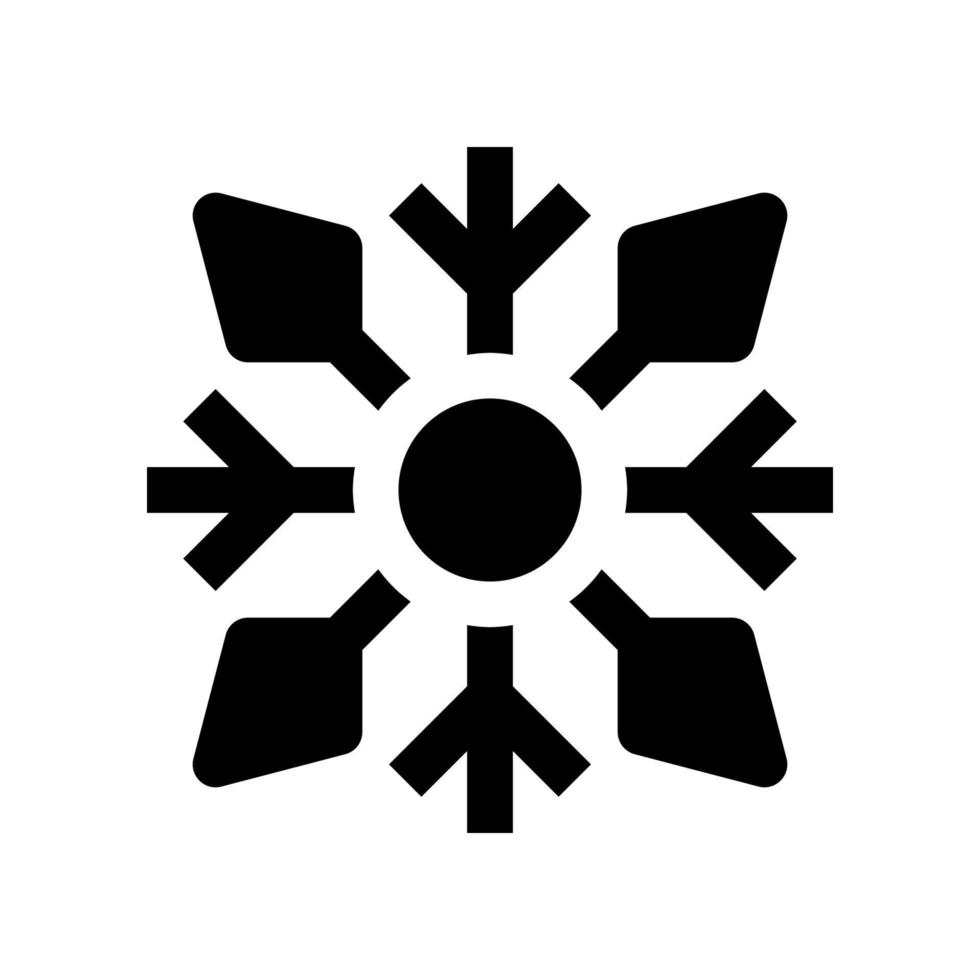 snowflake icon for your website, mobile, presentation, and logo design. vector