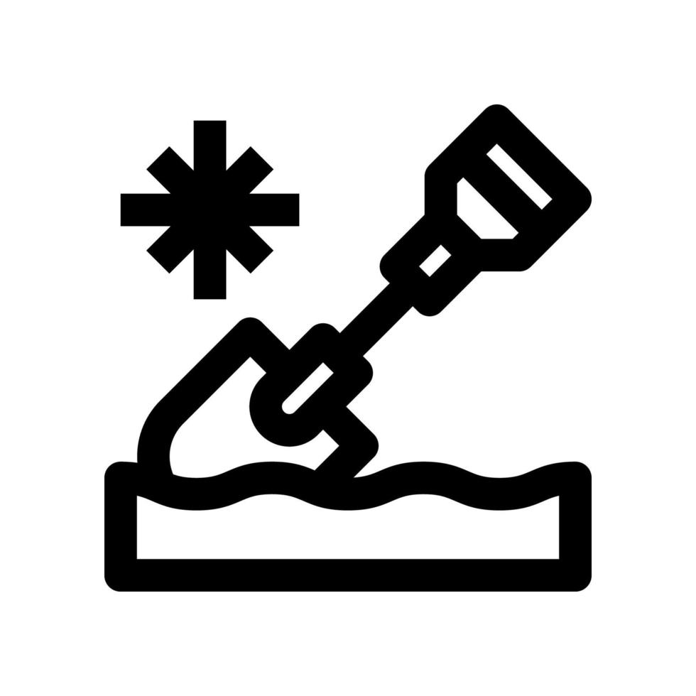 shovel icon for your website, mobile, presentation, and logo design. vector