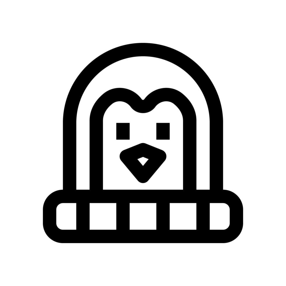 icono de pingüino para su sitio web, móvil, presentación y diseño de logotipo. vector