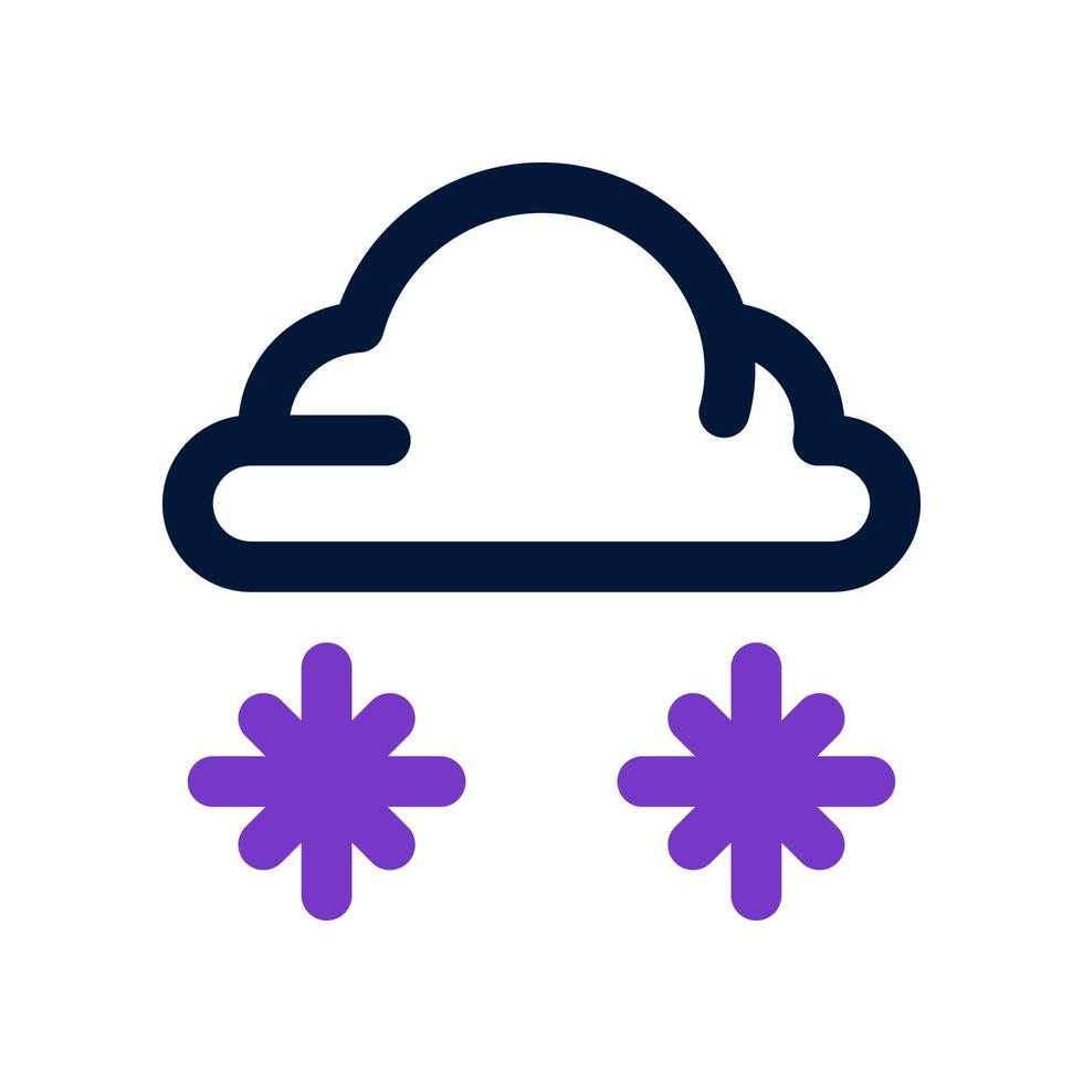 cloud snow icon for your website, mobile, presentation, and logo design. vector