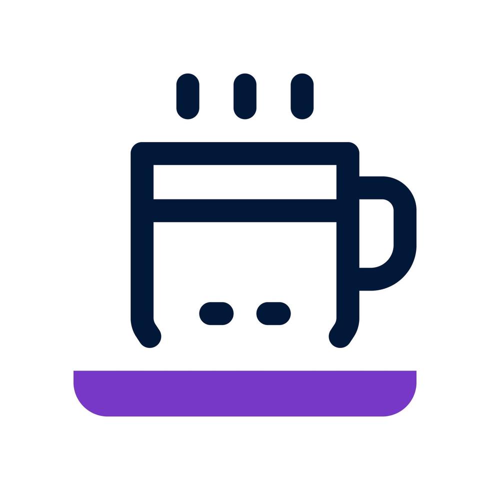 hot drink icon for your website, mobile, presentation, and logo design. vector