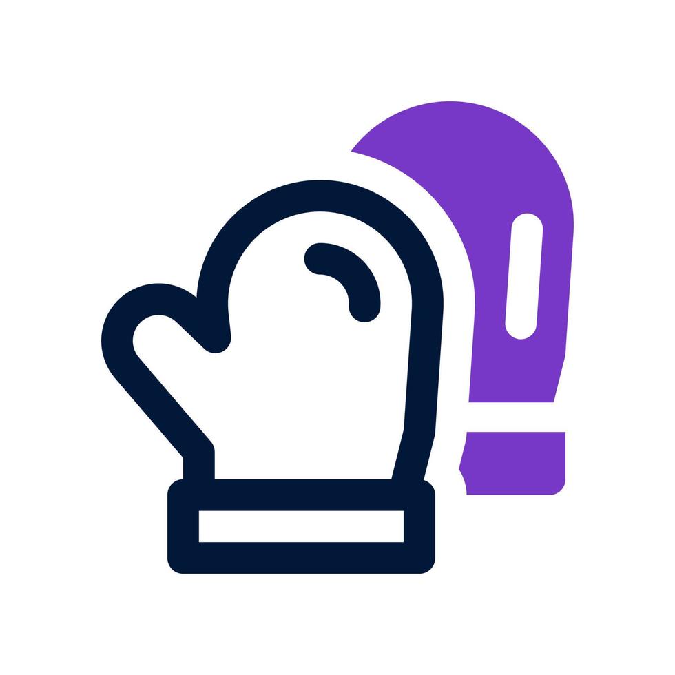 mitten icon for your website, mobile, presentation, and logo design. vector