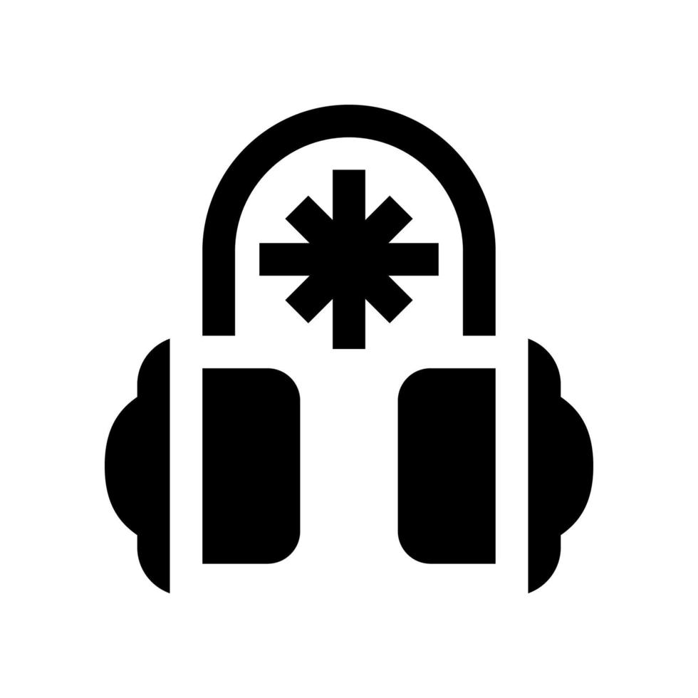 earmuff icon for your website, mobile, presentation, and logo design. vector