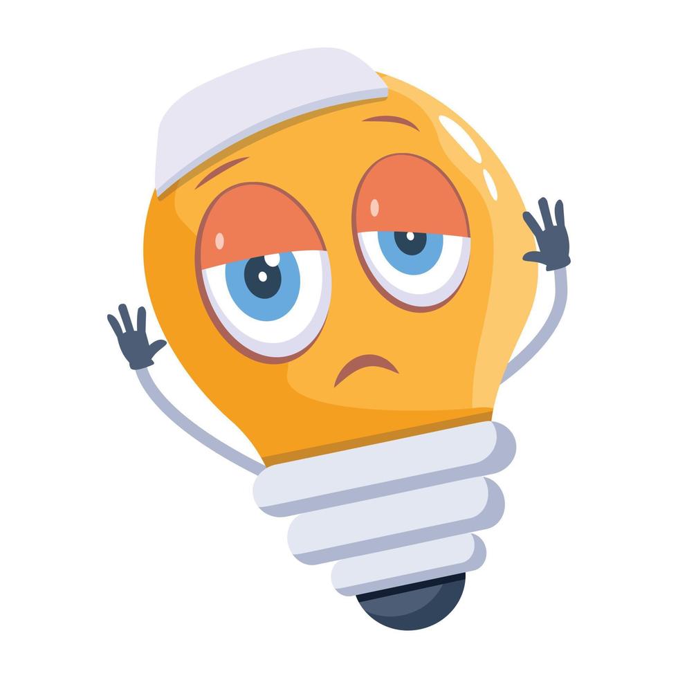 Trendy Sad Light vector