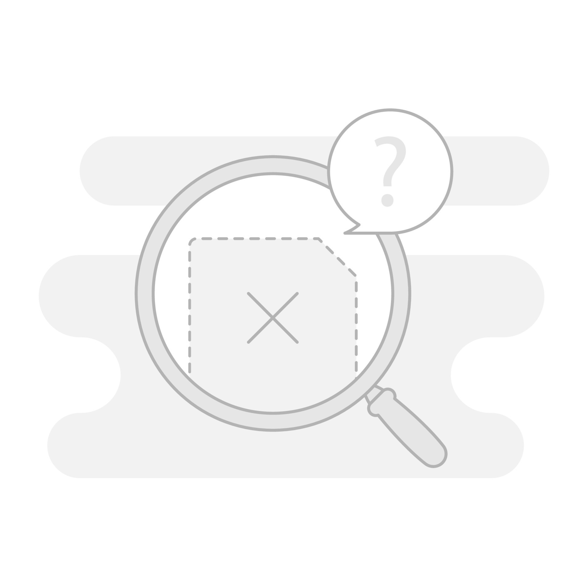 sin resultado, documento, archivo, datos no encontrados concepto 