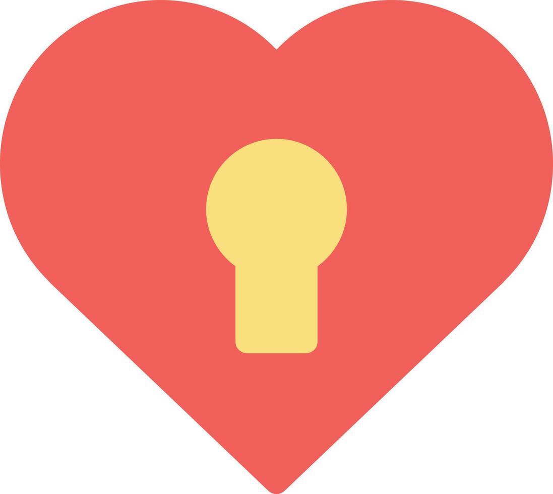 heart lock vector illustration on a background.Premium quality symbols.vector icons for concept and graphic design.