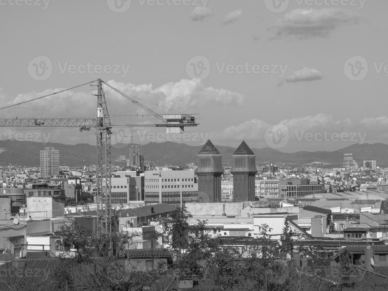 ciudad de barcelona en españa foto