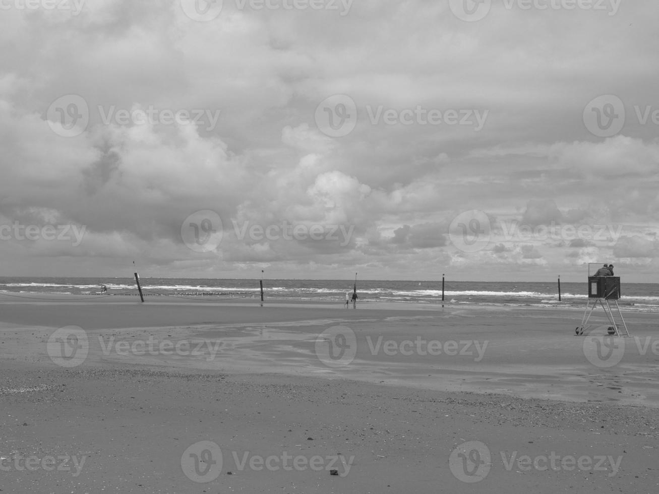 isla norderney en el mar del norte foto