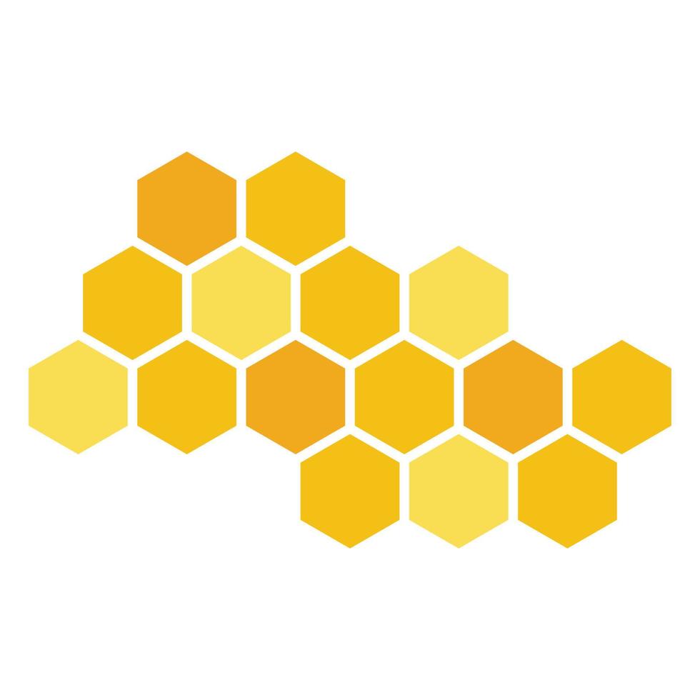 icon honeycomb illustration vector