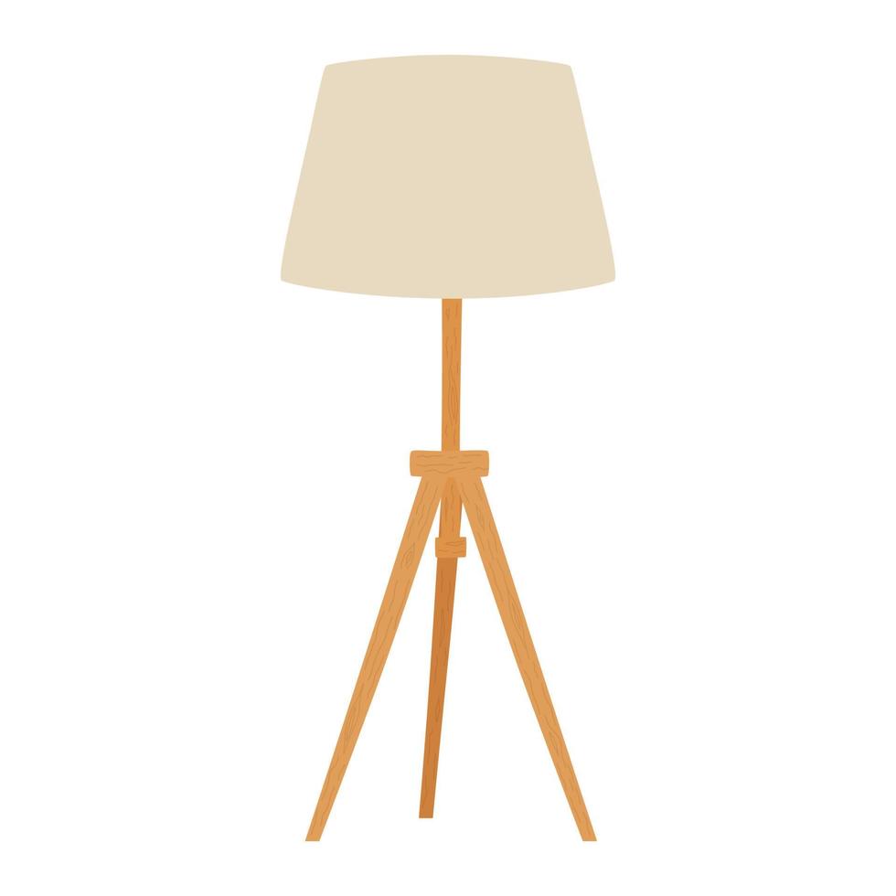 Torchere. Floor lamp. vector