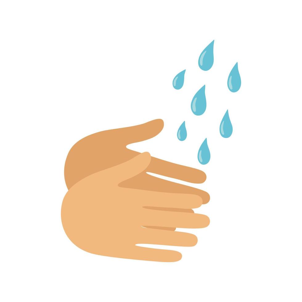 Washing hands icon vector