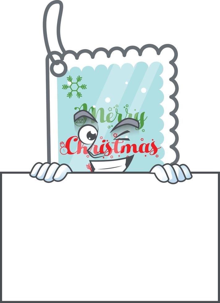 Christmas greeting card cartoon vector
