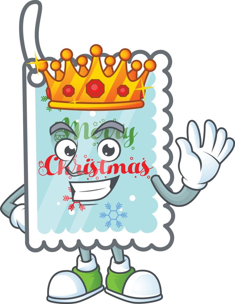 Christmas greeting card cartoon vector