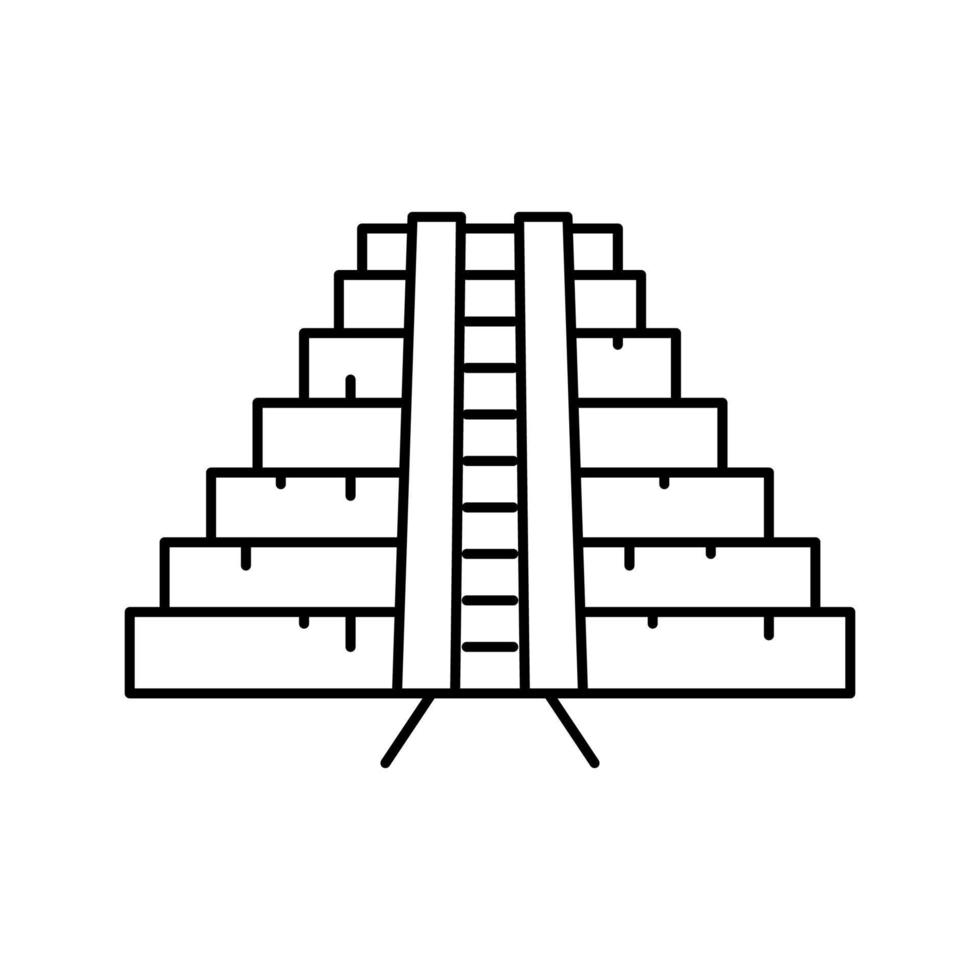 prasat thom line icon vector illustration