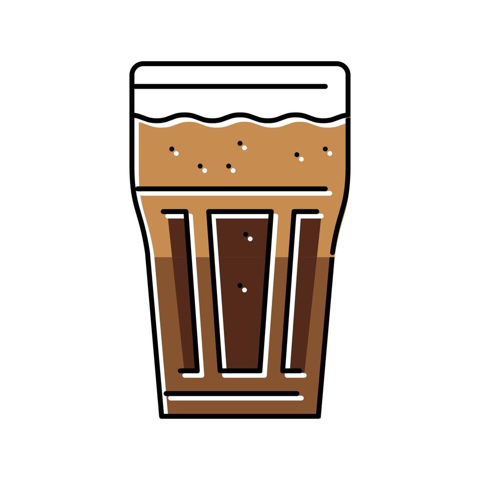 chocolate coffee color icon vector illustration