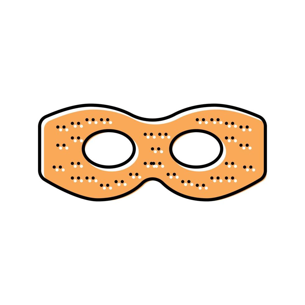 eye mask color icon vector illustration