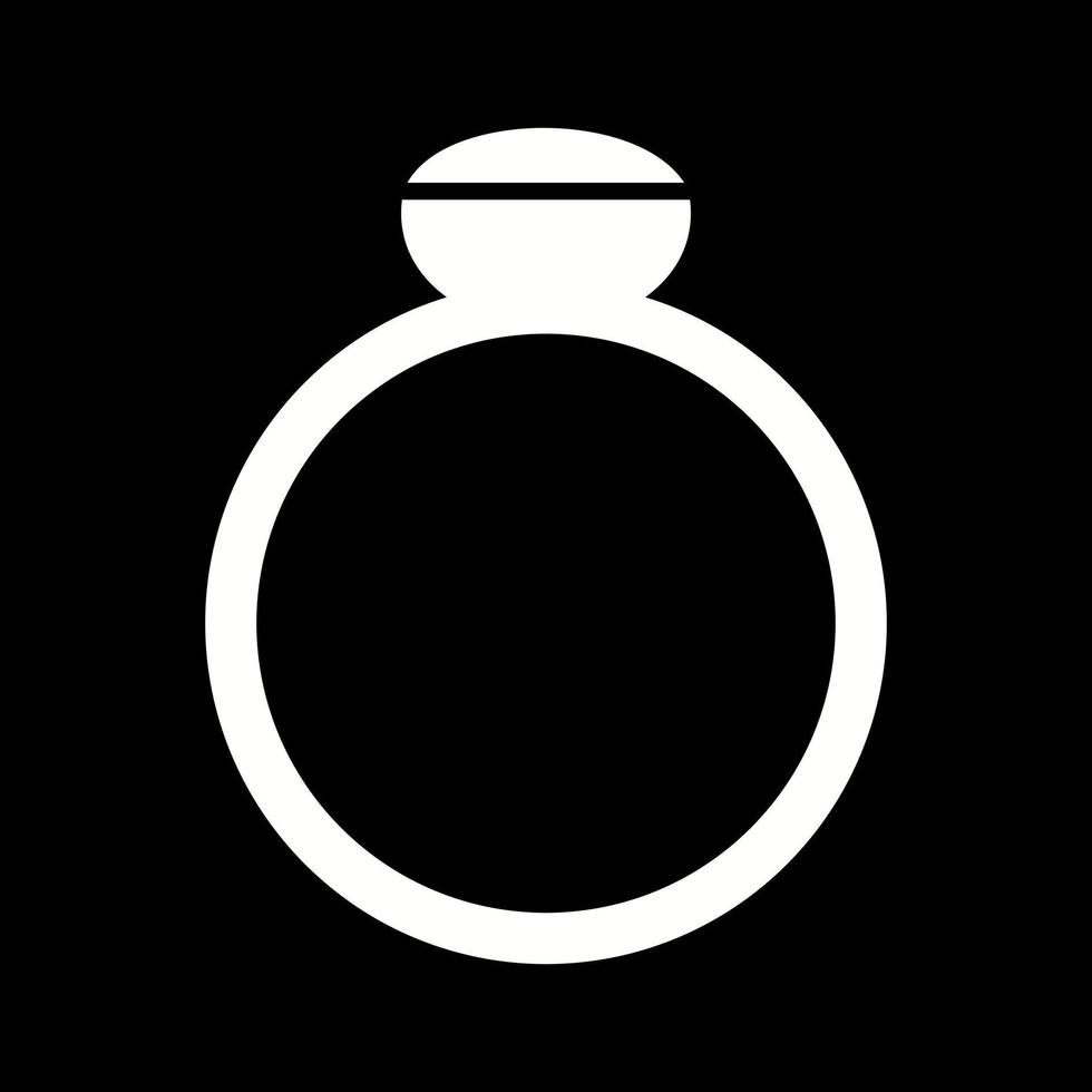 icono de vector de anillo