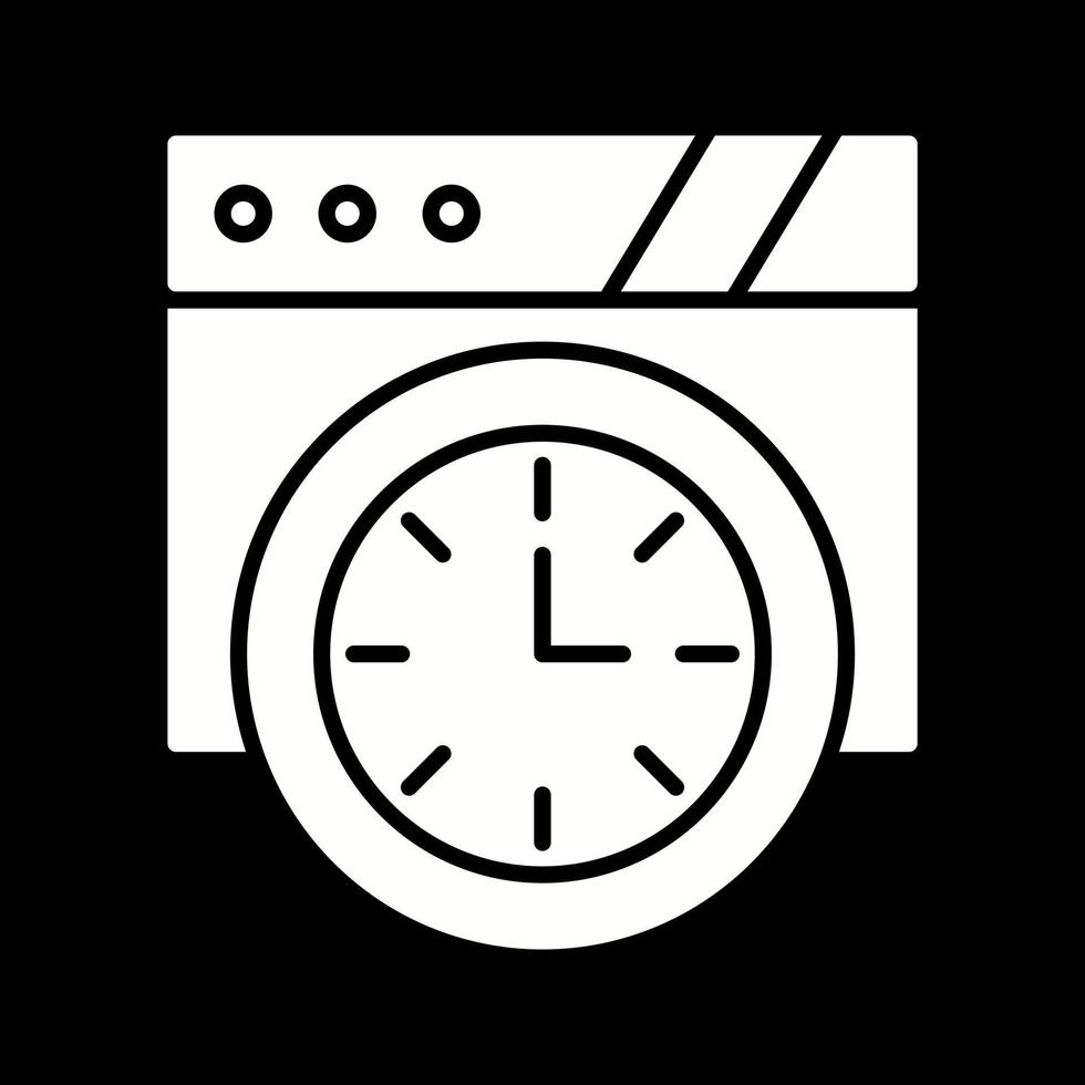 Wall Clock Vector Icon