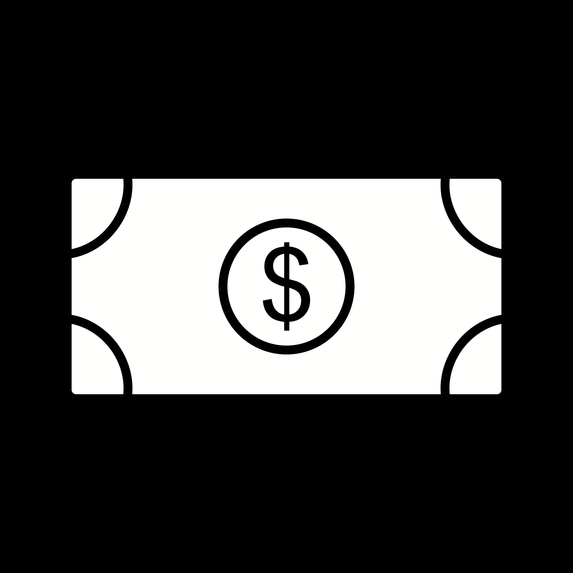 Dollar Bill Vector Icon 19524616 Vector Art at Vecteezy