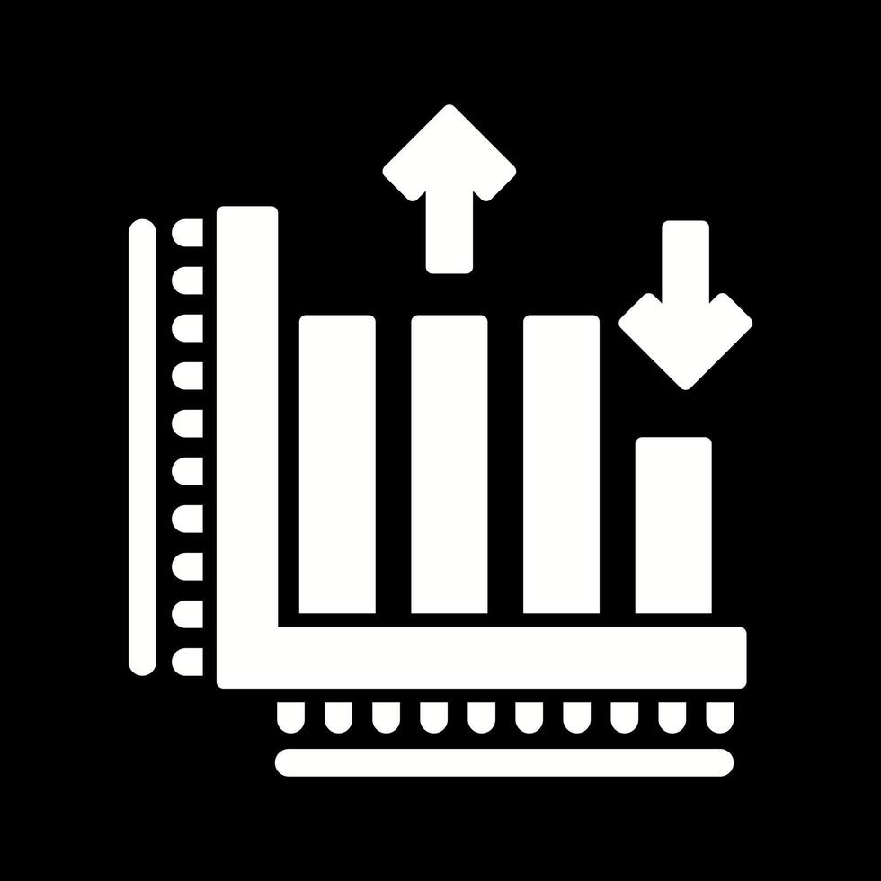 icono de vector de gráfico de barras