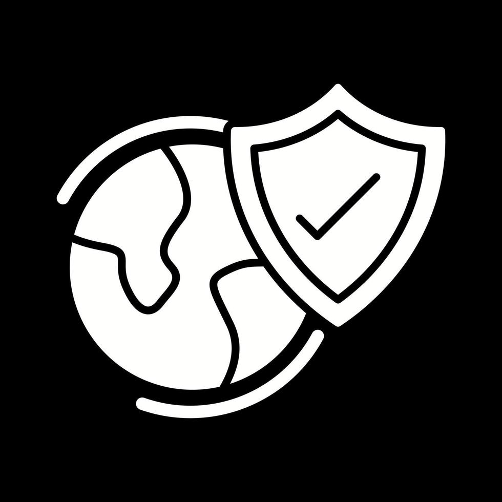 Worldwide Security Vector Icon