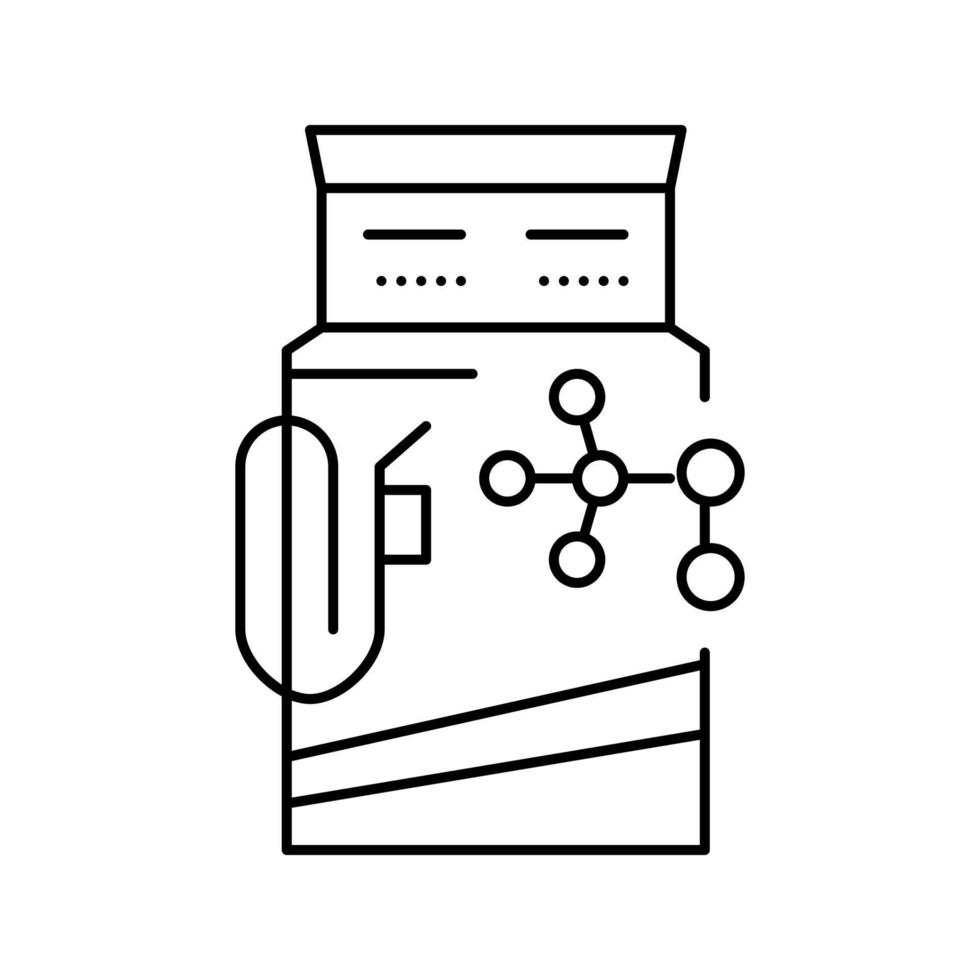 methanol gas station line icon vector illustration 19524924 Vector Art