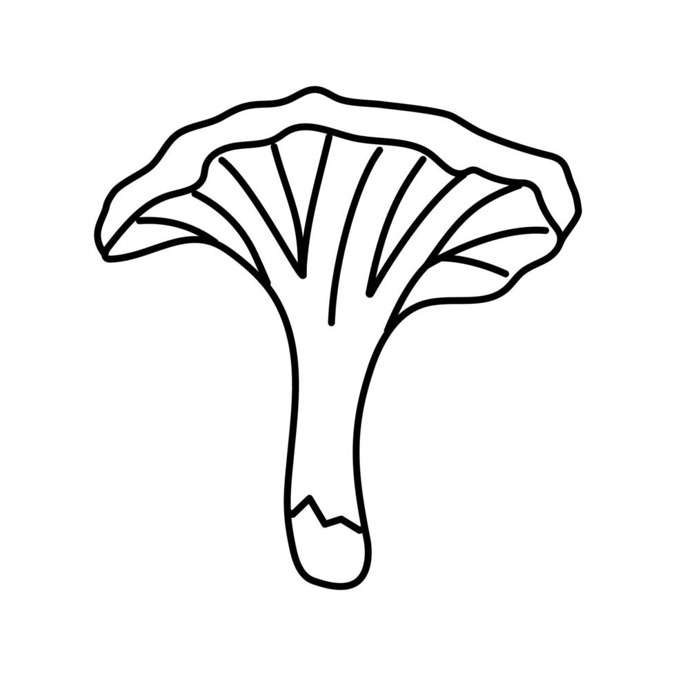 psychedelic mushroom line icon vector illustration