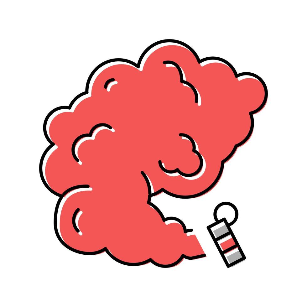 colored smoke color icon vector illustration