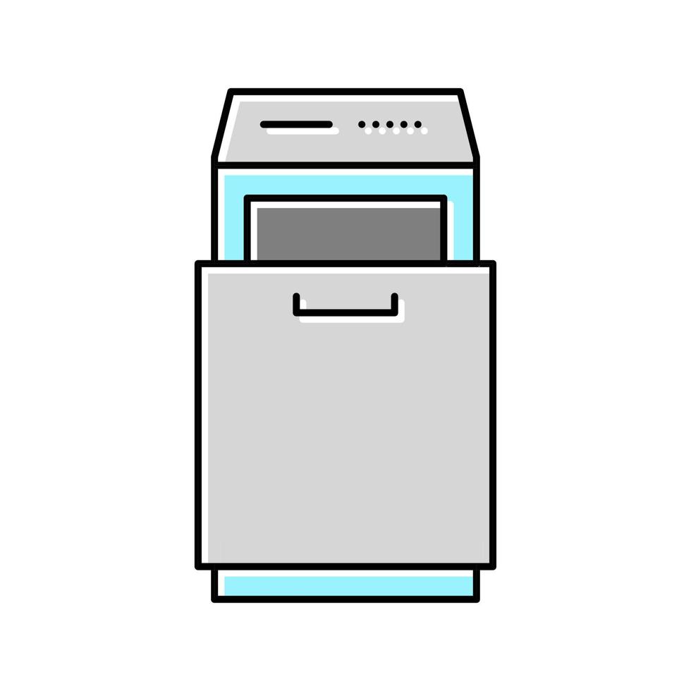 trash compactor color icon vector illustration