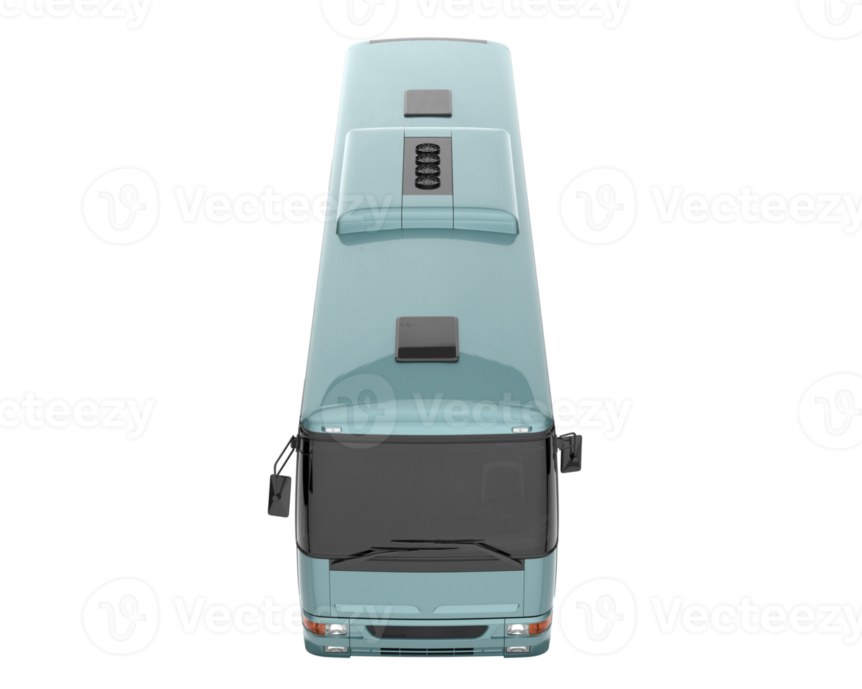 ônibus da cidade isolado em fundo transparente. renderização 3D - ilustração png