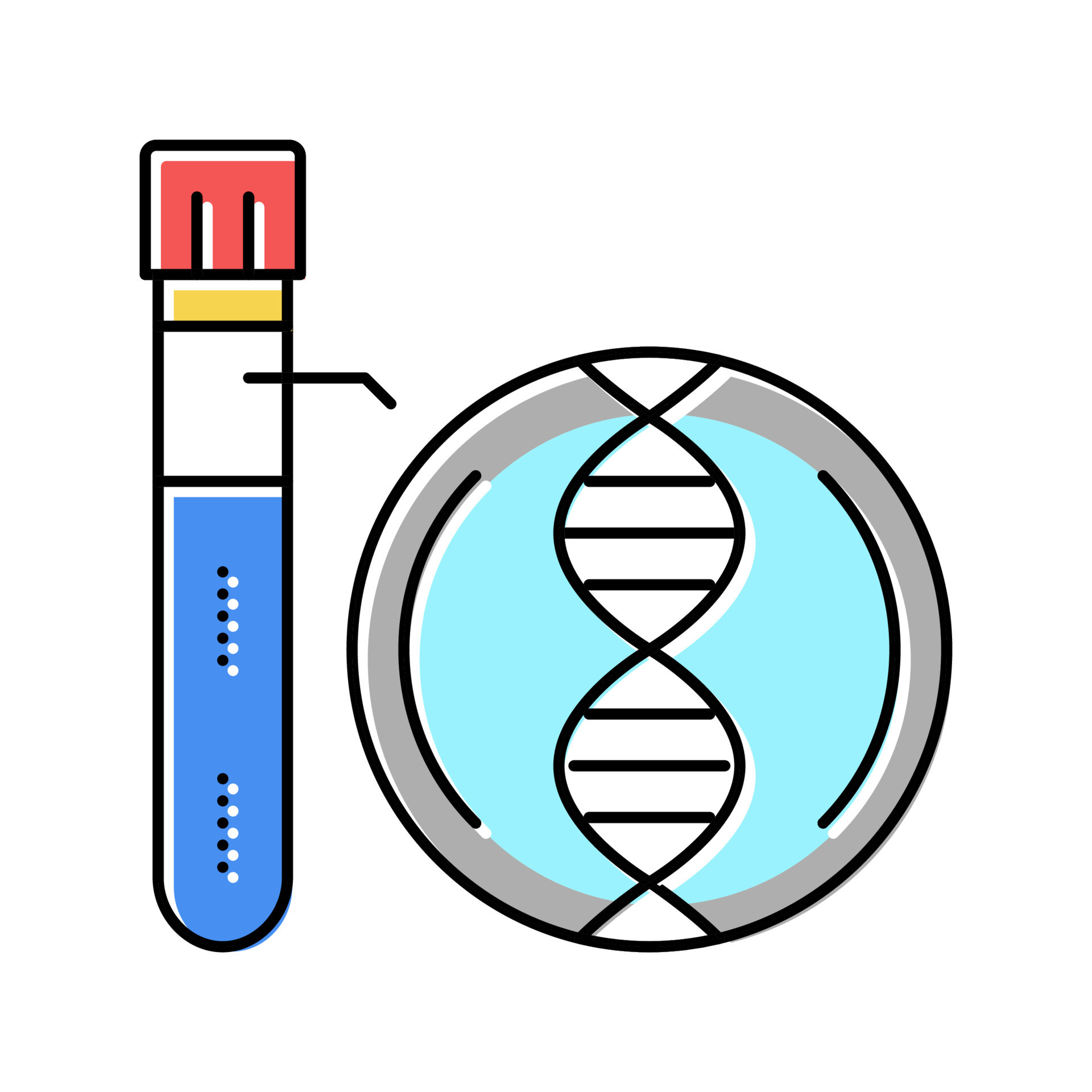 Analysis Flask Genetic Molecule Color Icon Vector Illustration 19526104 Vector Art At Vecteezy Analysis Flask Genetic Molecule Color Icon Vector Illustration 19526104 Vector Art At Vecteezy