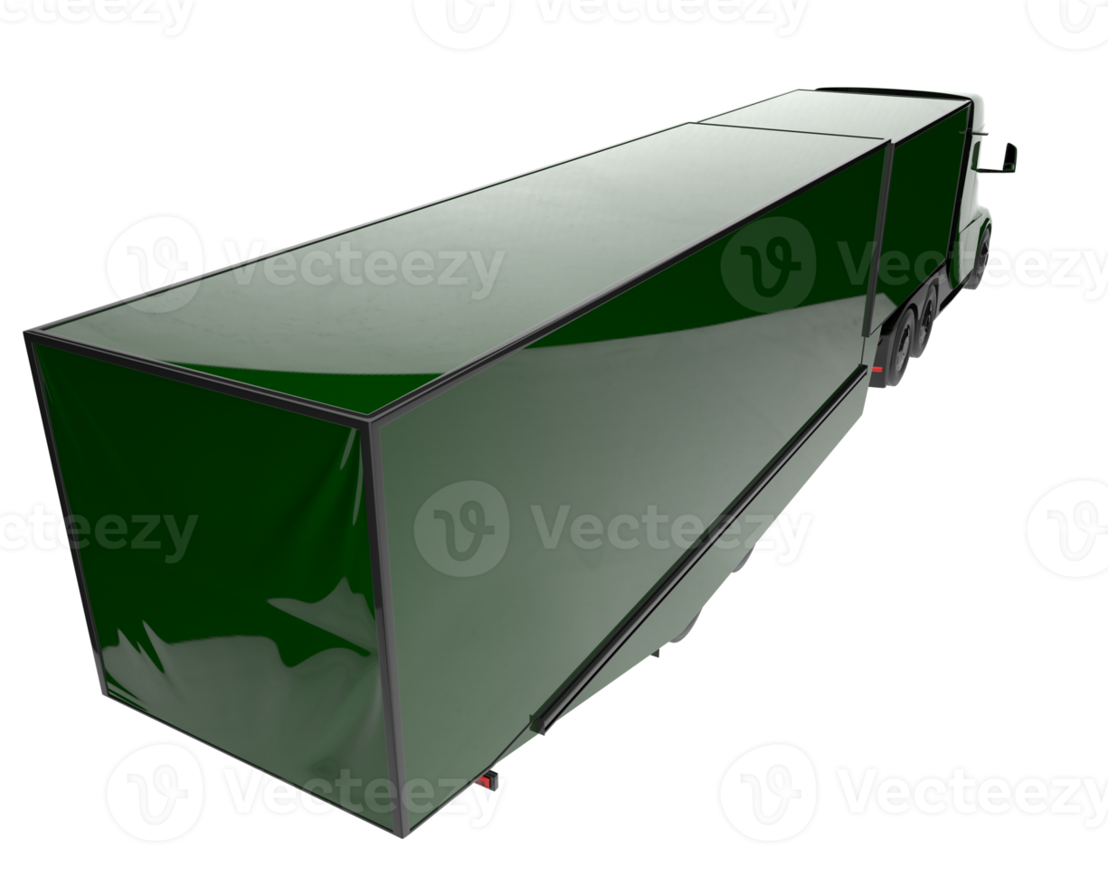 lkw isoliert auf transparentem hintergrund. 3D-Rendering - Abbildung png