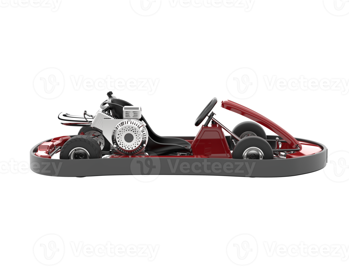 Modern car isolated on transparent background. 3d rendering - illustration png